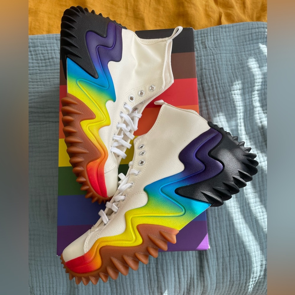 CONVERSE Run Star Motion CX Platform Pride- AUTHENTIC!